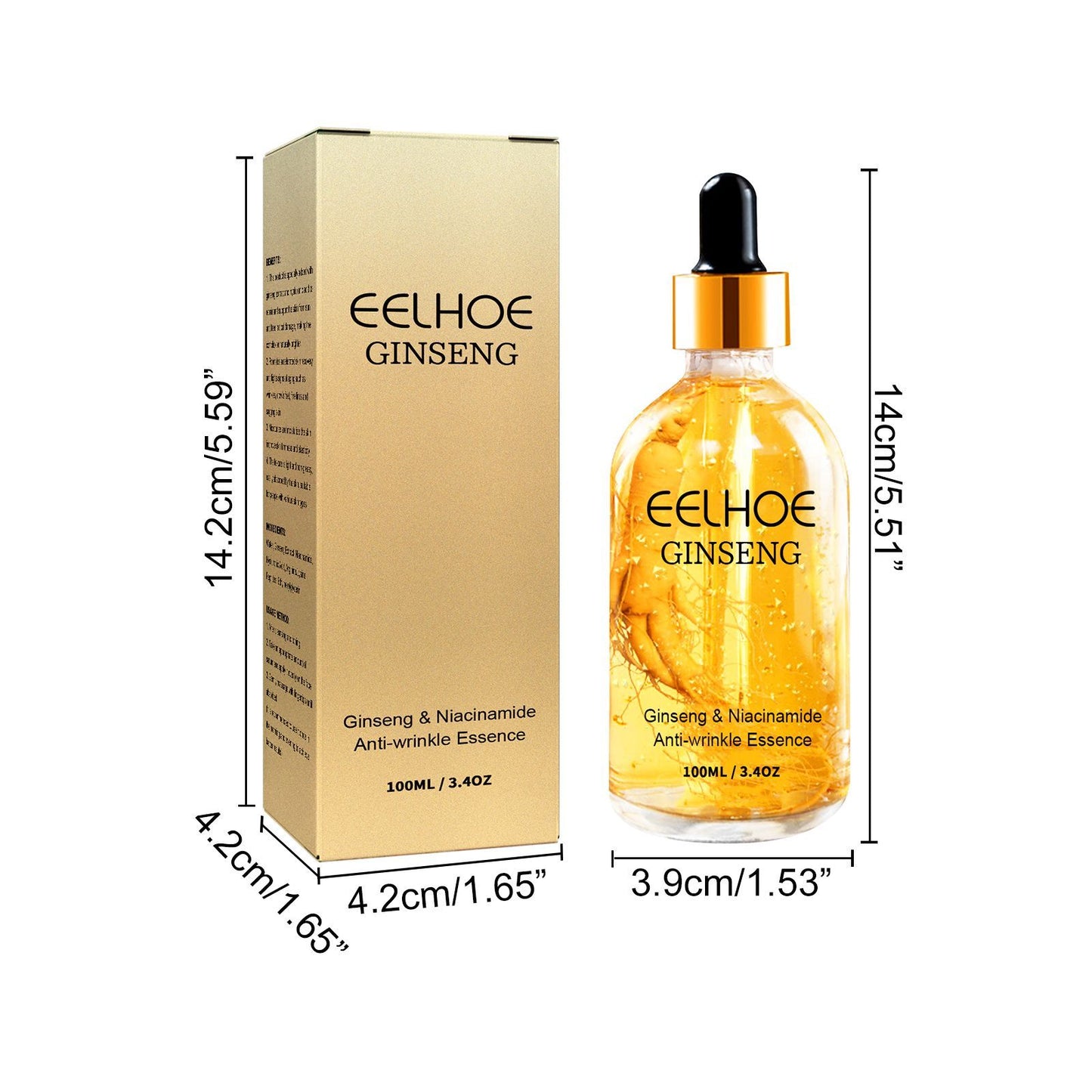 NEW EELHOE Ginseng Essence For Fading Fine Lines, Firming Face, And Moisturizing Skin Serum