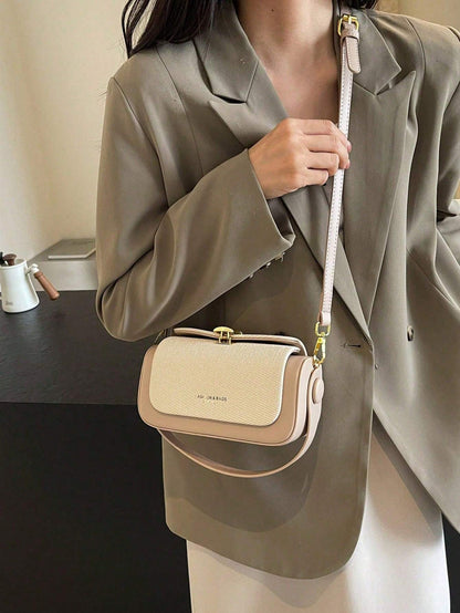 Women's Fashion Trapezoid Handbag With Top Handle, Elegant & Simple Design, Large Capacity, Bag For Women Elegant