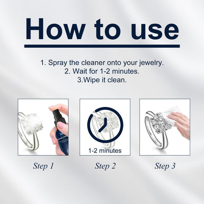 Jack Huo Jewelry Cleaner Necklace Gold Jewelry Cleaning, Black Removal, Stain Removal, Antioxidant Maintenance