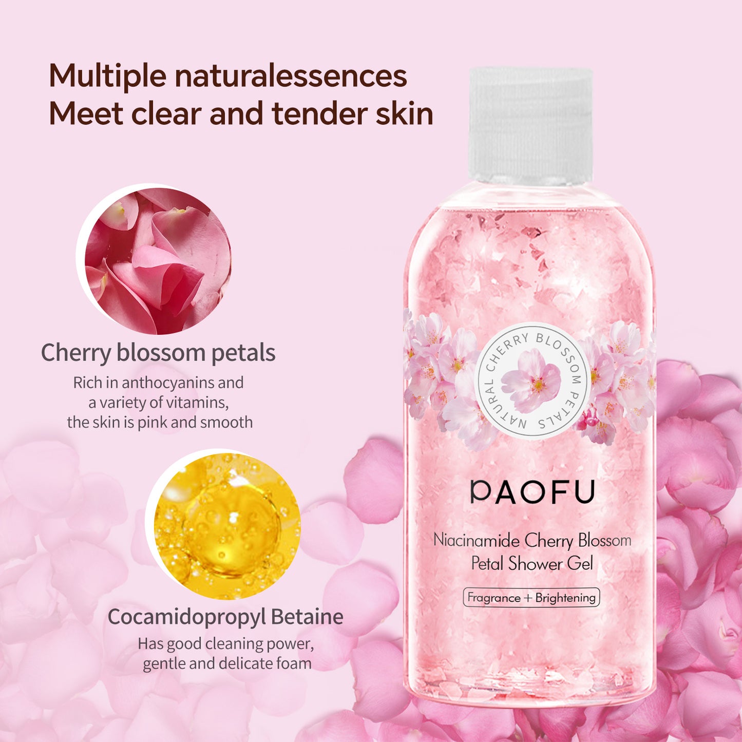 Niacinamide Cherry Blossom Body Wash