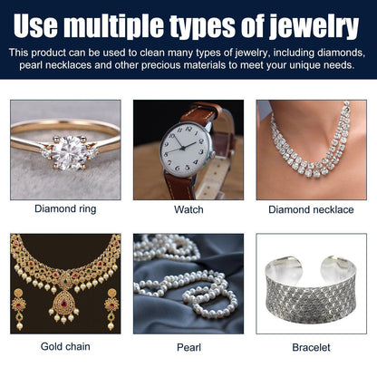 Jack Huo Jewelry Cleaner Necklace Gold Jewelry Cleaning, Black Removal, Stain Removal, Antioxidant Maintenance