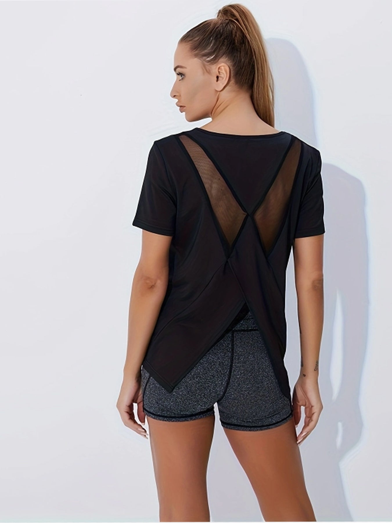 2025 Se2-Pack  Women Quick-Dry Tees amless  Honeycomb Ventilation Yoga Running Gym