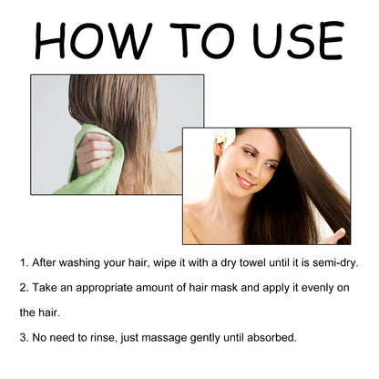 Repair Dry And Frizzy Hair Care Mask