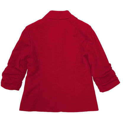 Plus Size Women's Single Button Front Lapel Blouse Elegant Solid Color Long Sleeve Office Shirt Professional Work Wear Tops