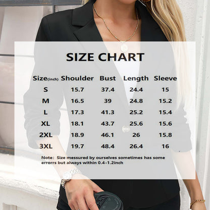 Plus Size Women's Single Button Front Lapel Blouse Elegant Solid Color Long Sleeve Office Shirt Professional Work Wear Tops