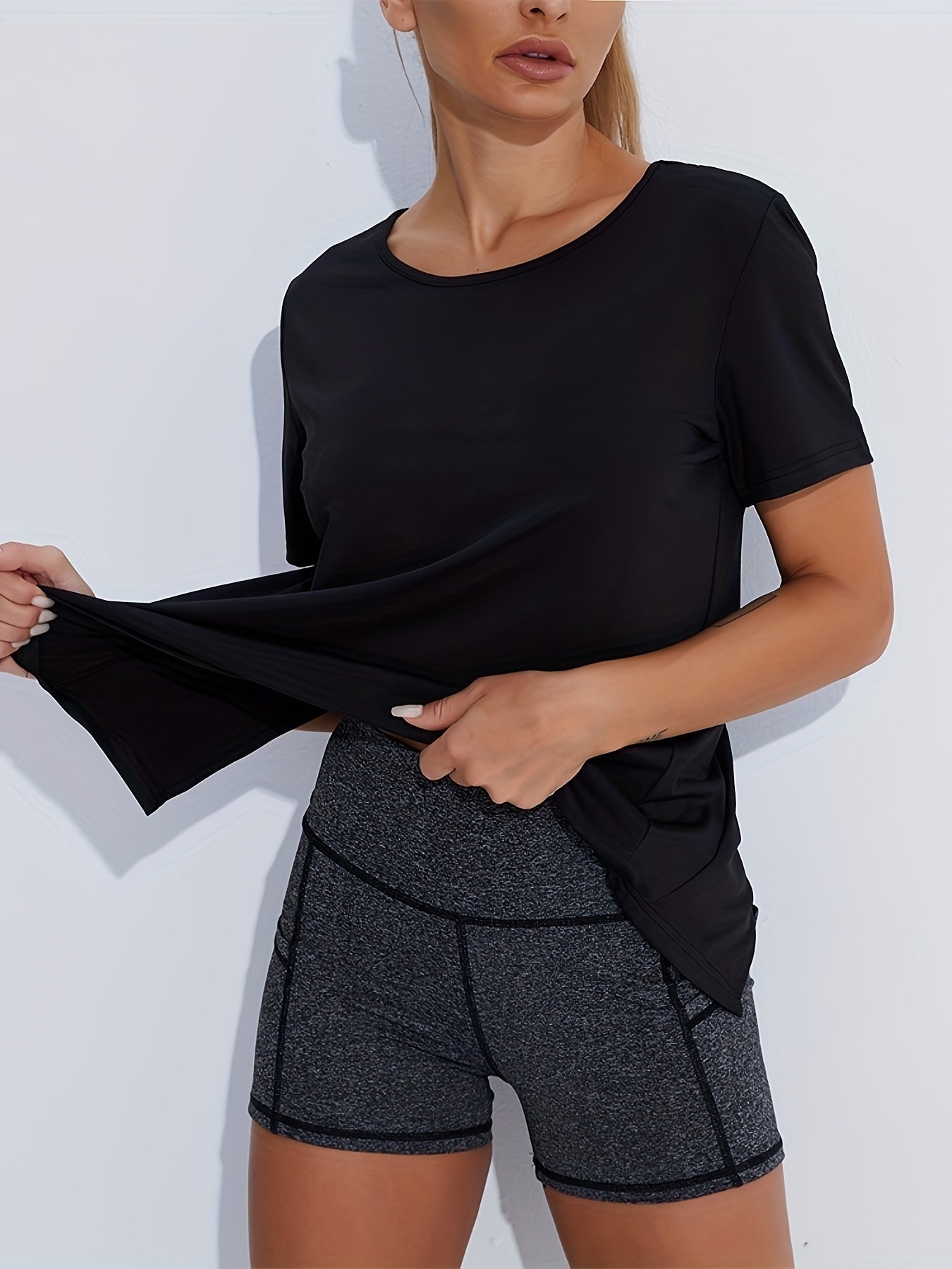 2025 Se2-Pack  Women Quick-Dry Tees amless  Honeycomb Ventilation Yoga Running Gym