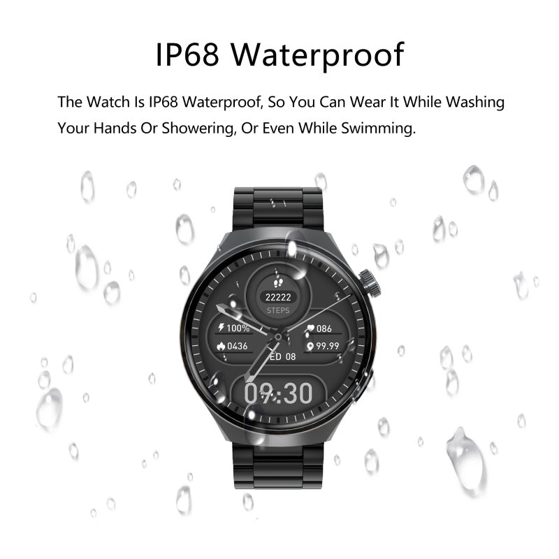 New SENBONO V19 Business Men Smart Watch Answer Call Heart Rate Water Proof Sports Fitness Smartwatch Men