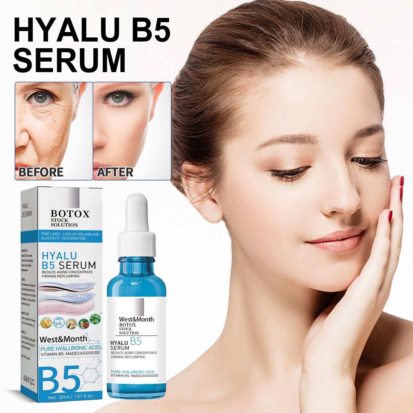 New B5 Facial Serum Anti-Aging Moisturizing Serum