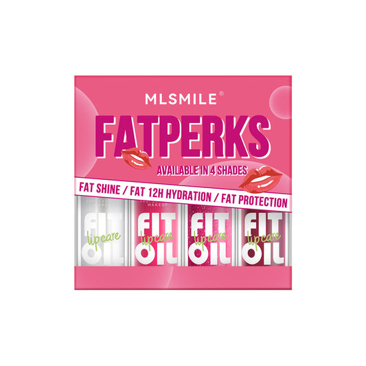 New MLSMILE 4PCS Lip Gloss Lipstick Set Shiny Moisturizing Non Sticky Wear  Nude Glam Colors  Everyday To Party Makeup Plumping High Shine Finish Compact Glossy Lip Gloss